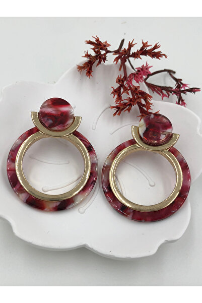 fmaccesories أقراط نسائية من الفولاذ المقاوم للصدأ، الألوان والأحجام موضحة في...