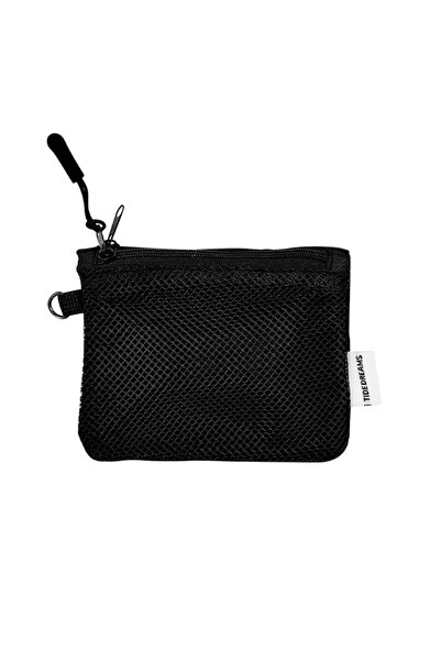 Choice حقيبة مستحضرات تجميل شبكية سوداء حقيبة تخزين شبكية محمولة مع سحاب حقيب...