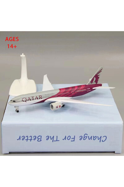 Choice قطر B777 20 سم من المعدن السبائكي طائرة بوينج 777 من الخطوط الجوية الق...