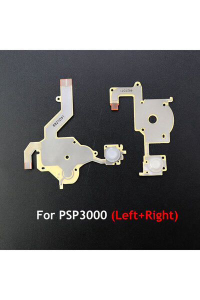 JCD PSP3000 L R For PSP 1000 2000 3000 L R Left Right Volume Button PCB Keypad Ribbon Replacement Fo