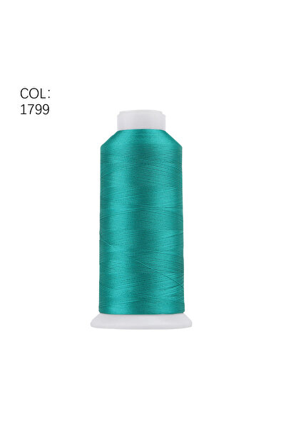 Choice 1799 Peacock New 40 وزن 120D/2 خيط تطريز بوليستر 4000 متر Brother Sing...