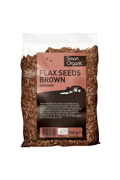 Smart Organic Seminte de in maro 250g Smart