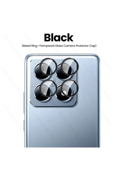 Choice For Xiaomi 14TPro Black-02 Aluminum Alloy Camera Protector Case for Xiaomi 14T 13T Pro Poco F6 X6 Pr