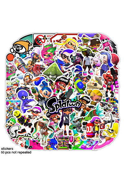 Choice 50 قطعة 50 قطعة ملصقات جرافيتي Splatoon زجاجة مياه كمبيوتر محمول هاتف ...