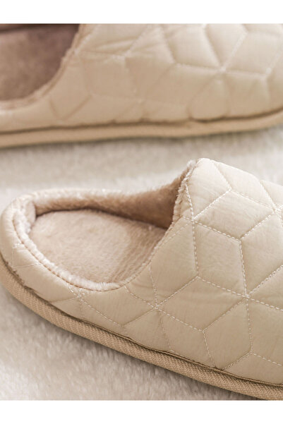 LC Waikiki Sparkling Choices from Shining Store | Plush Inside Women's House Slippers