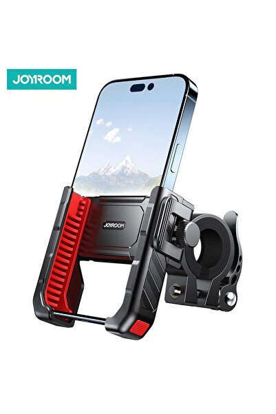 Choice Black and Red Joyroom Universal Bike Phone Holder Shockproof One-hand Operation Bicycle Motorcycle P