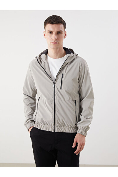 LC Waikiki Lcwaikiki Classic Beige Standard Fit Hooded Men's Coat