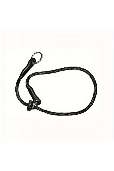 Choice مقود تدريب الكلاب من ألياف البوليستر الأسود مع طوق قابل للتعديل - حلقة...