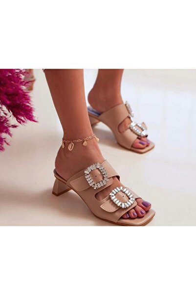 İsmet toka 1 Pair - Stone Square Shoe Buckle - Metal Accessory