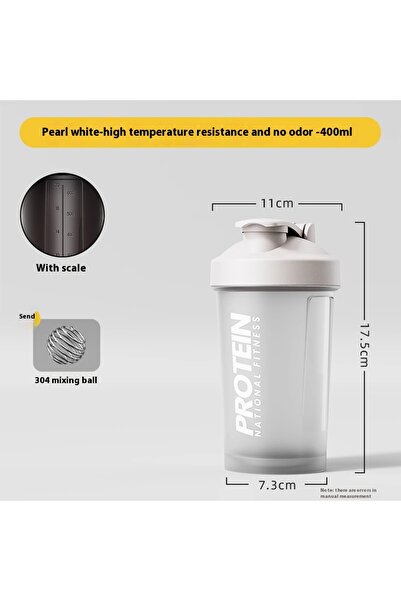 Choice 400-600 مل أبيض 400 مل كوب خلط جيانشي كوب مياه رياضي للياقة البدنية كو...