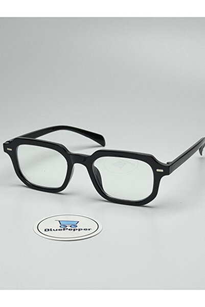 BluePepper Moki Black Blue Light Filter Screen Glasses Can Change Optical Compatible Glasses 49 Ekartman