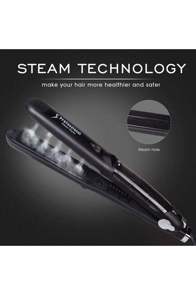Generic Professional Multi-function Ceramic Spray Steam Hair Straighteners Curler Hair Salon Steam Styler