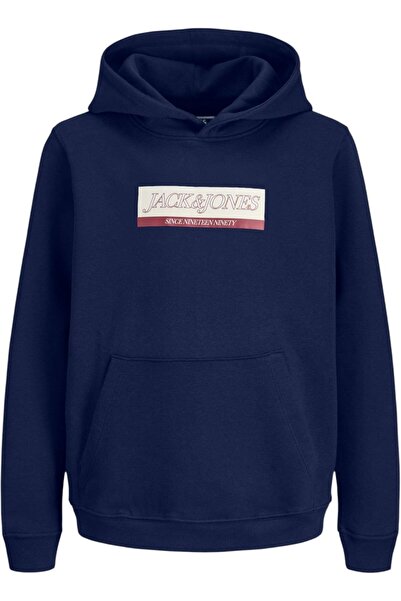 Jack & Jones Hanorac JACK & JONES Inwood Block Branding JNR - 12284098-Ocean Cavern