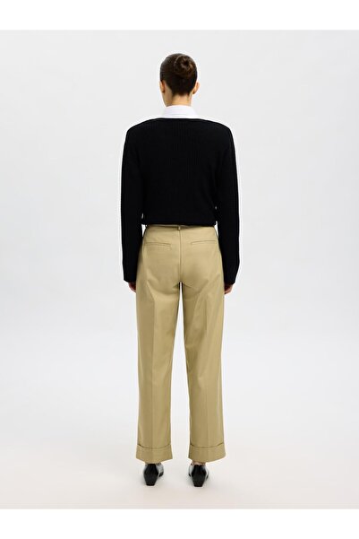 Selected Femme Pullover mit V-Ausschnitt 100% Merino