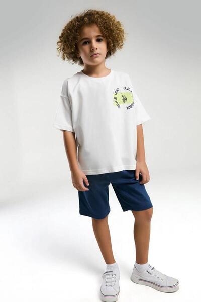 U.S. Polo Assn. Kids U.S. Polo Us2055-4 Men's Bermuda Set