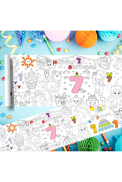 Brithday Toys نشاط عيد ميلاد رائع لعمر 7 سنوات |   لعبة يومية خاصة، رسم، هواي...