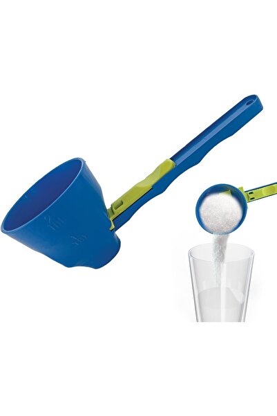 Flippy Διαβαθμισμένο Κουτάλι, Flippy, Τύπος Χωνιού, Πλαστικό, Μακριά Λαβή, 8 x 8 x 3 cm, Μπλε/Πράσινο