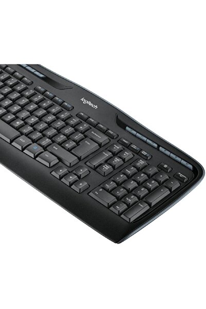logitech MK330 مجموعة لاسلكية للكمبيوتر المكتبي (لوحة مفاتيح وماوس)