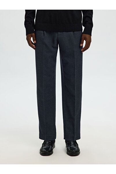 Selected Homme Tapered Hose Wollmix