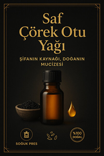 Şener Çörek Otu Yağı Soğuk Sıkım 100 Gr