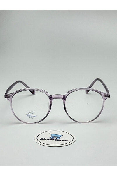 BluePepper Translucent Model Purple Unisex Blue Light Protection Computer Scr...