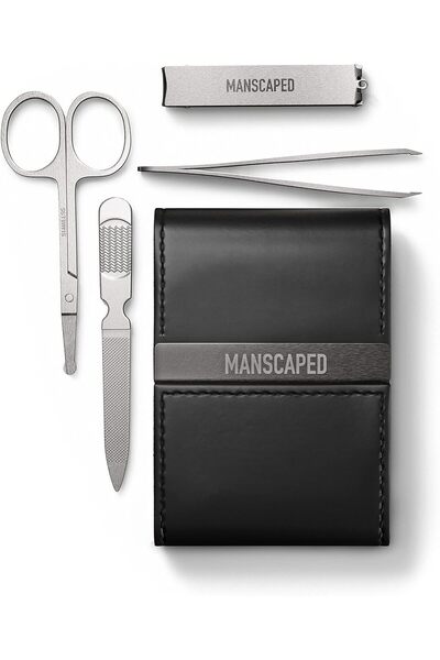 Manscaped مقص 2.0 مجموعة أدوات العناية بالأظافر للرجال من الفولاذ المقاوم للص...