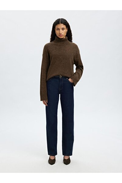 Selected Femme Rollkragenpullover Wollmix