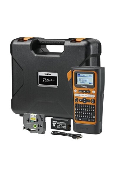 Brother Portable Label Printer PTE310BTVPQL1, 3.5-18 mm, 16 characters, 3 lines, Li-ion battery, car