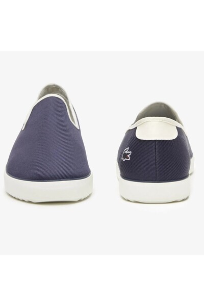 Lacoste Canvas Resort Unisex Navy Sneaker Unisex Casual αθλητικά παπούτσια Navy Blue