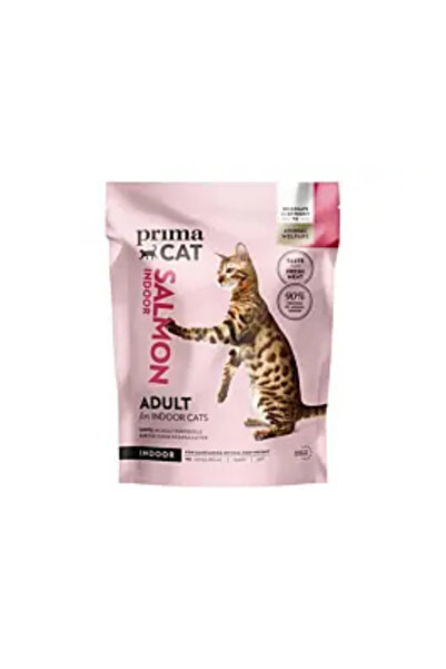 Primacat Hrană pentru pisici Prima Cat Indoor Salmon fără gluten 400 Gr