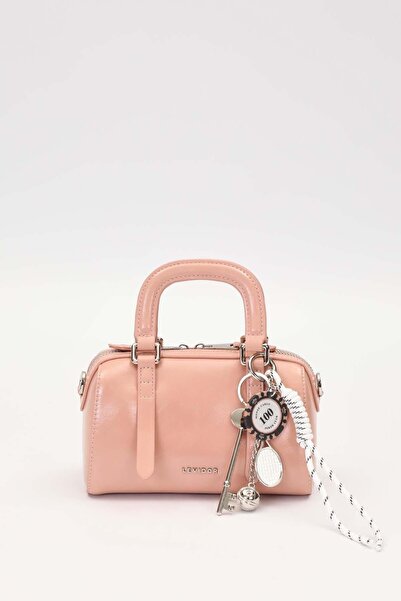 Levidor Pembe Charm Aksesuarlı El Çantası