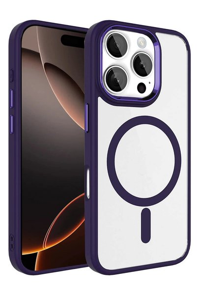 Fuchsia Apple iPhone 16 Pro Max Terea Magsafe Cover - Deep Purple