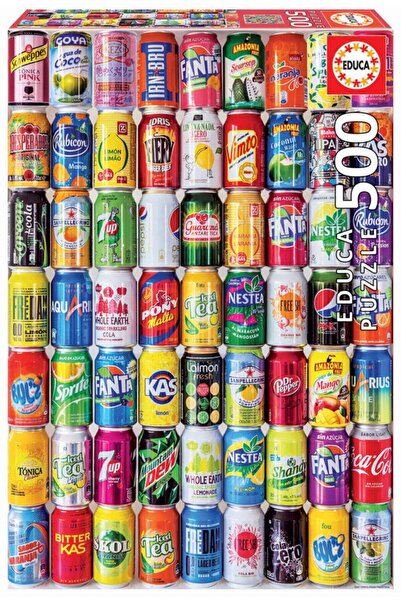 EDUCA Puzzle 500 Elements Soft Cans