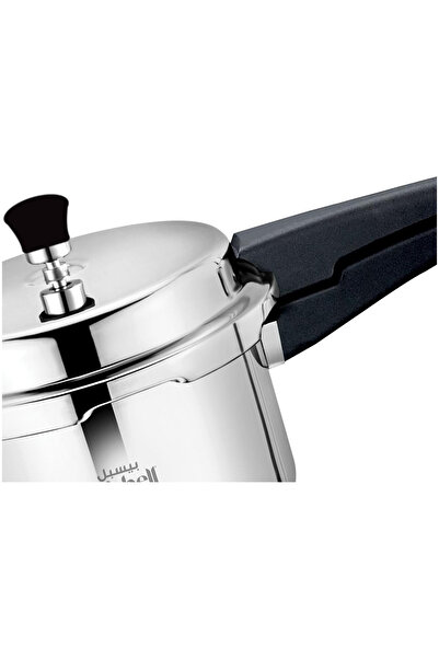 Bisbell Stainless Steel Pressure Cooker Induction Base,3ltr,Durable and Fast Heat Distribution,BB2095