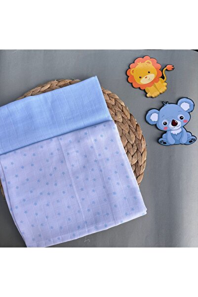 Harry&Millie 2Pcs Muslin Cover 65X65Cm Newborn Baby Pushchair Stroller Cover