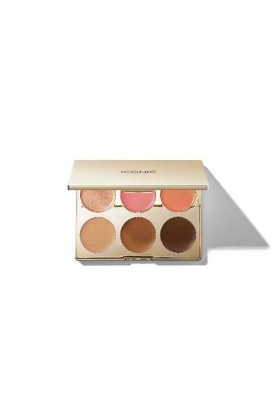 Iconic London Multi-Use Cream Blush, Bronze And Highlight Palette