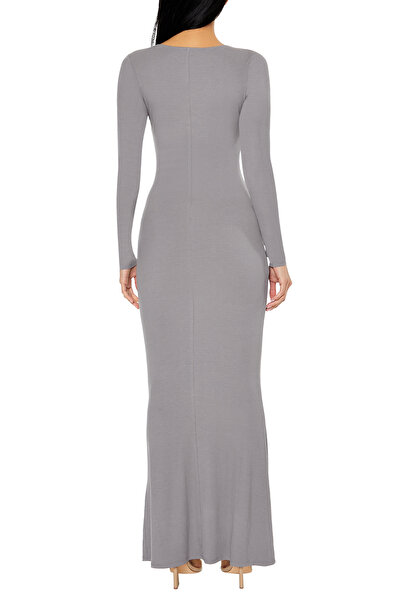 Forever 21 Kare Yaka Maxi Elbise