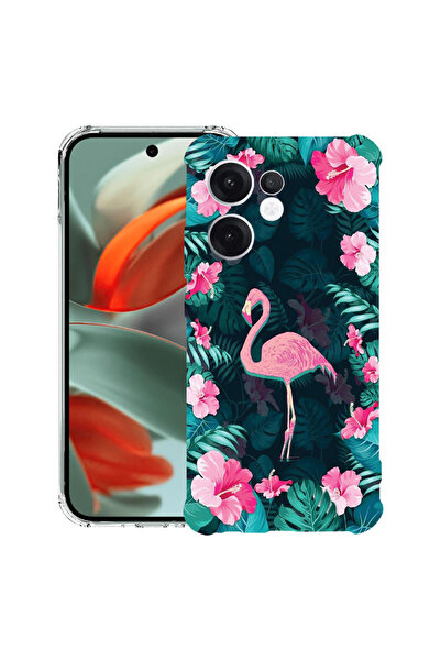 bestcase Carcasă antișoc Husa compatibilă cu Oppo Reno15 Pro, Flamingo