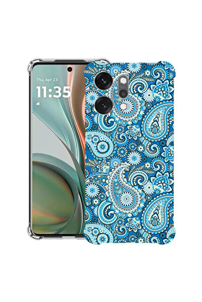 bestcase Αντικραδασμική πίσω θήκη για OPPO Reno 14 5G με μπλε σχέδιο, μη εικο...