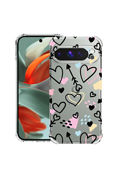 bestcase Carcasă antișoc compatibilă cu Google Pixel 10 / Pixel 10 Pro, simbo...