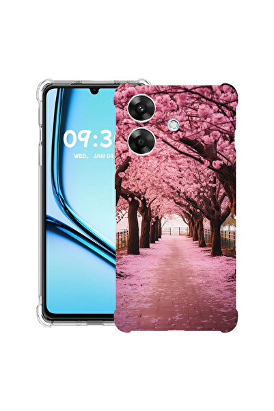 bestcase Husă antișoc pentru Realme Note 60 / Note 60X cu design copaci înflo...