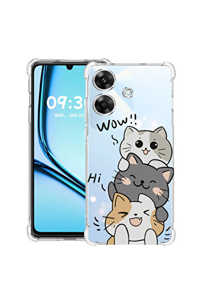 bestcase Carcasă antișoc pentru Realme Note 60 / Note 60X cu design Cat Wow, ...