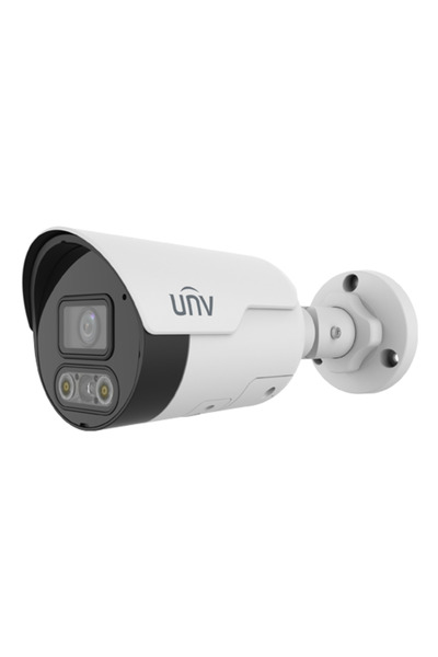 Uniview ColorHunter Dual-Light IP Cam, 8MP, 2.8mm, IR 30m, WL 30m, Audio, PoE - UNV IPC2128LE-ADF28KMC-DL
