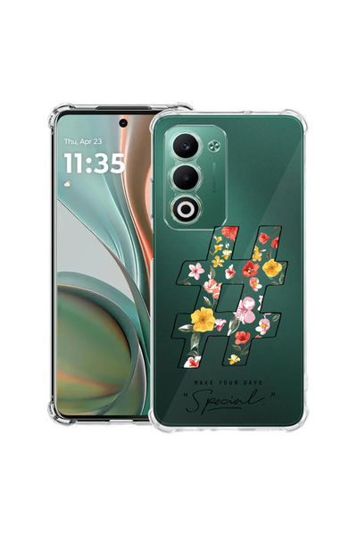bestcase Αντικραδασμική πίσω θήκη για OPPO A5 5G με design hashtag, 2052056 A...