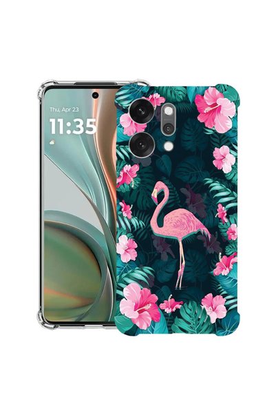 bestcase Удароустойчив гръб за OPPO Reno 14 5G с дизайн Фламинго, 2052057 AS 247
