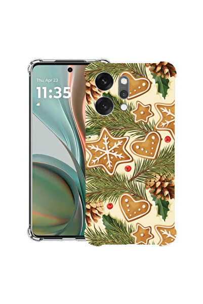 bestcase Husă antișoc pentru OPPO Reno 14 5G cu design Xmas Pattner, 2052057 ...