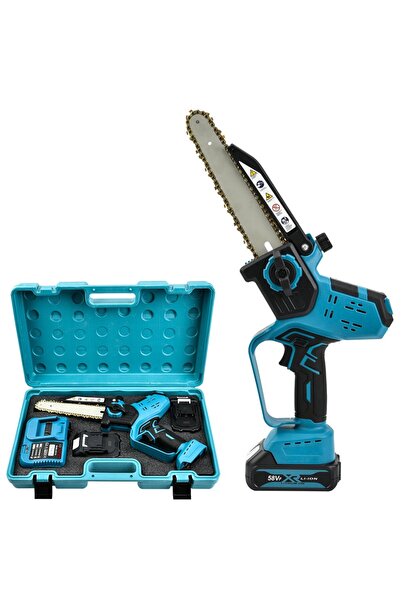 Genel Markalar Otomatik Yağlamalı Şarjlı El Testeresi Ağaç Odun Dal Kesme Bud...