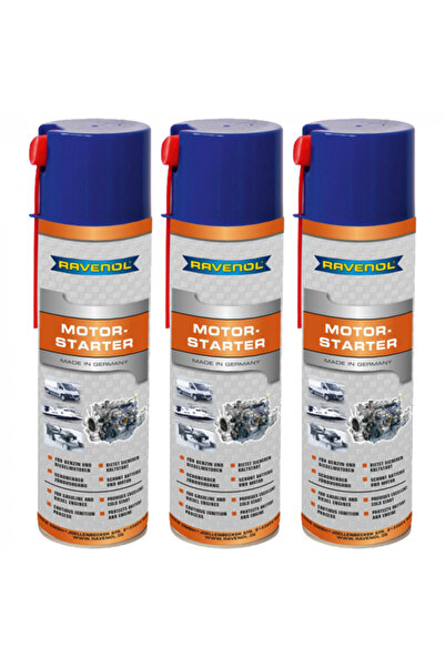 RAVENOL Pachet 3 x spray pentru pornire rapida motor 400 ml