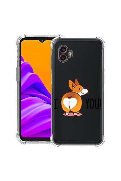 bestcase Husă antișoc pentru Samsung Galaxy Xcover 7 Pro cu design Emoji cățeluș drăguț, 2052051 AS 593