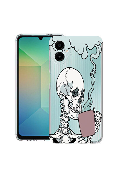 bestcase Удароустойчив калъф за Samsung Galaxy A07 4G с дизайн на череп, 2052...